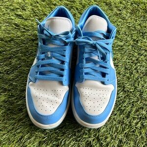 Jordan Athletic Shoes Blue and White
